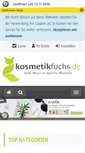 Mobile Screenshot of kosmetikfuchs.de